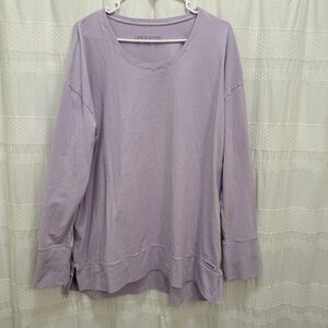 Life is Good Crusher Flex Heavyweight Lavender T Shirt Womens XXL